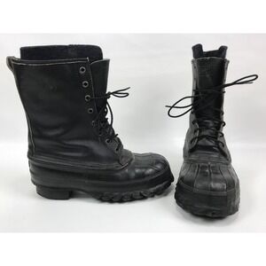 Lacrosse Outdoorsman Steel Shank Mens Size‎ 7 Waterproof Boots Work Hiking Black